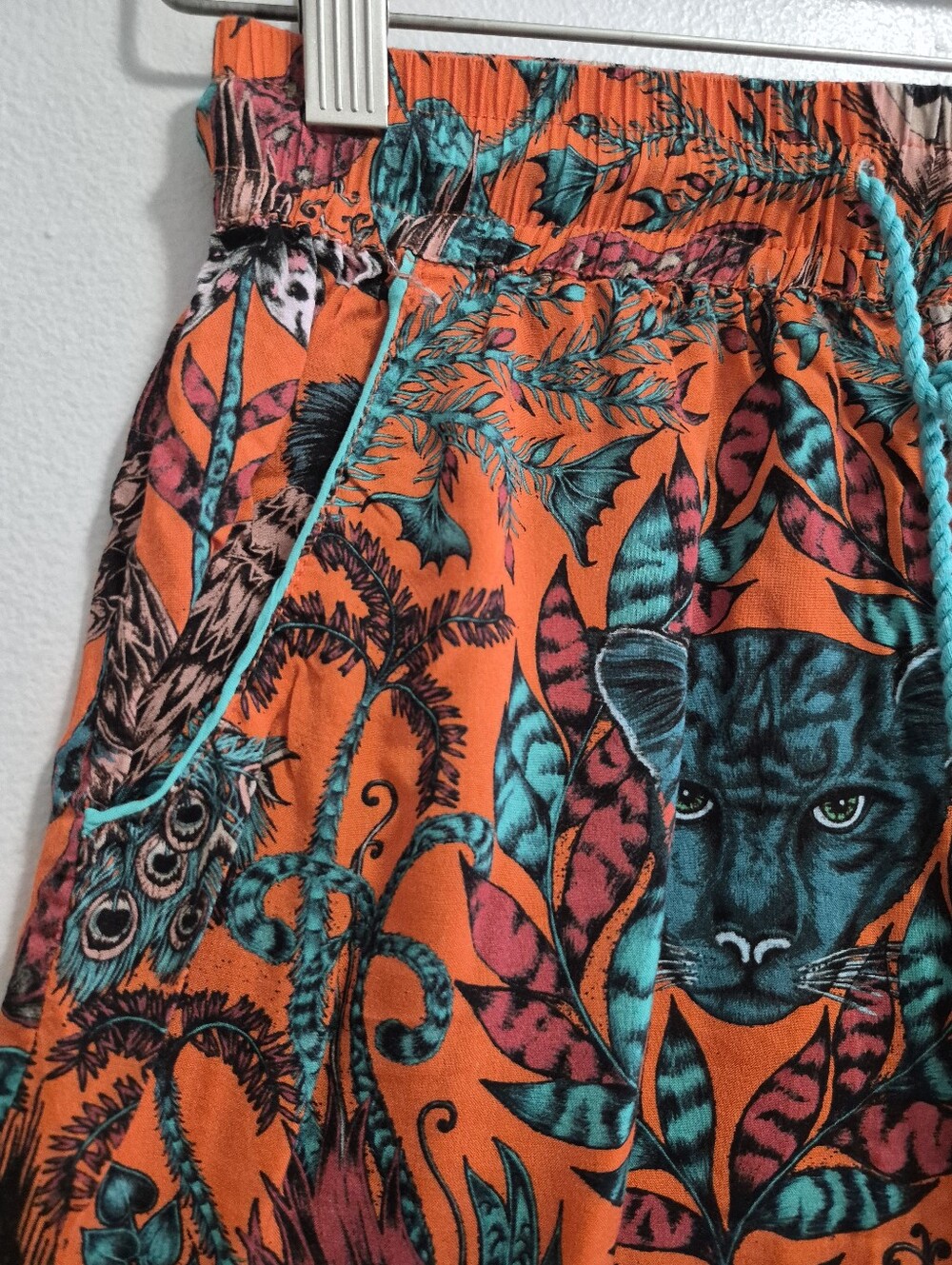 Emma J Shipley The Art of Anthropologie Jungle Pajama Shorts Set Size XS - Picture 7 of 8